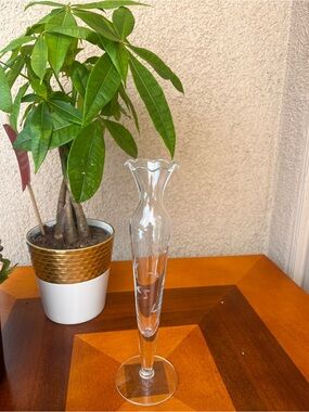 Vintage Princess Crystal bud vase